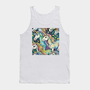 Unicorn pattern Tank Top